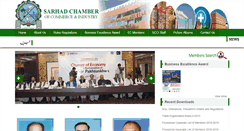 Desktop Screenshot of kpcci.org.pk